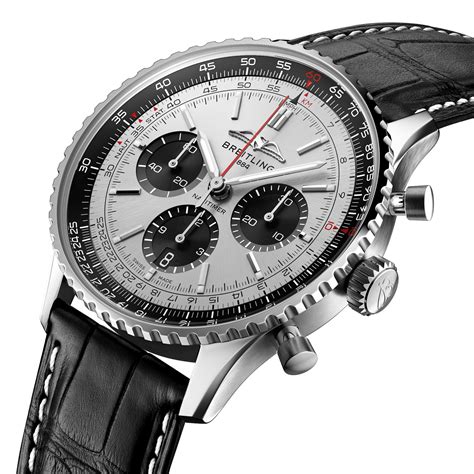 breitling navitimer silver|authentic watches breitling navitimer.